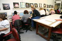 Imatge dels tallers de la fundació Aret Imatge dels tallers de la fundació Aret